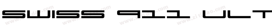 Swiss 911 Ultra Compressed BT字体转换